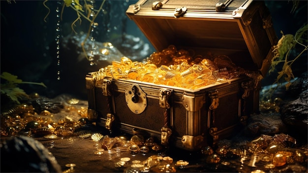 gold treasure chest is made gold coins 867442 11794 1.jpg