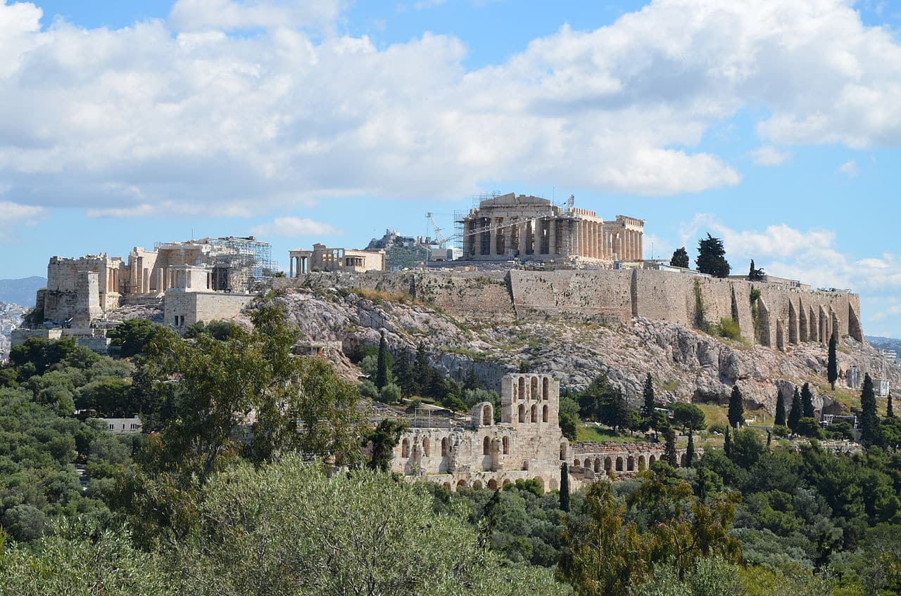 1 Acropolis of Athens viewed from the Hill of the Muses 14220794964.jpg