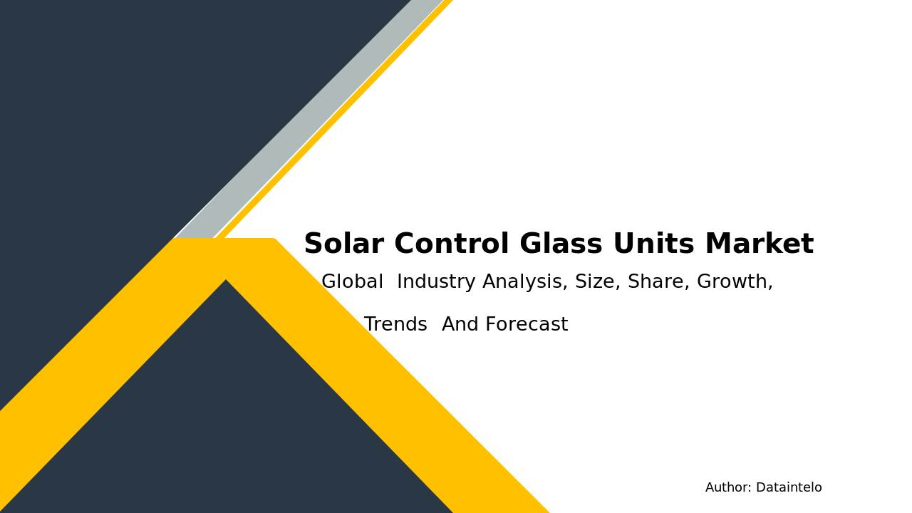 489327 Solar Control Glass Units Report Thumbnail