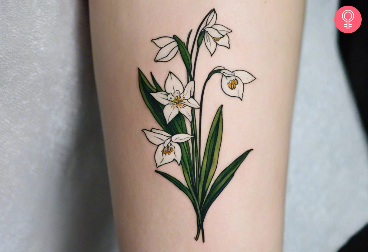 Birth Month Flower Bouquet Tattoo.jpg