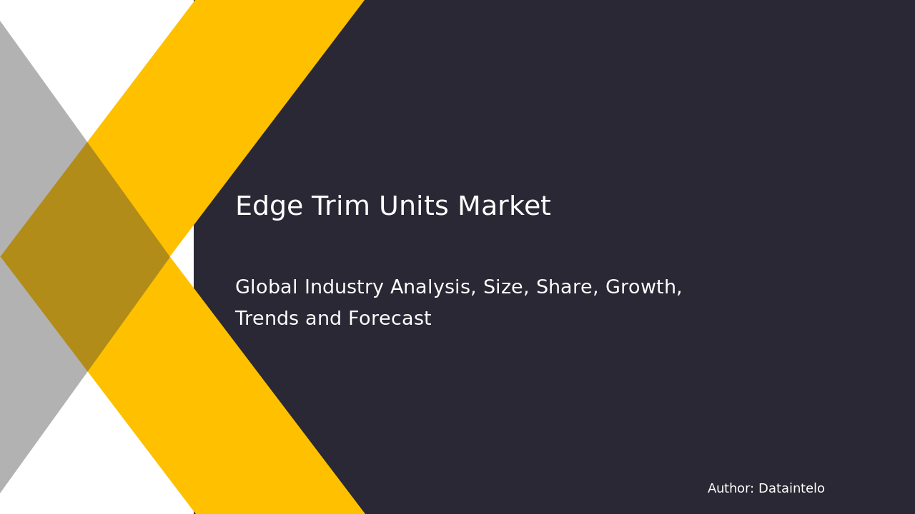Edge Trim Units Market
