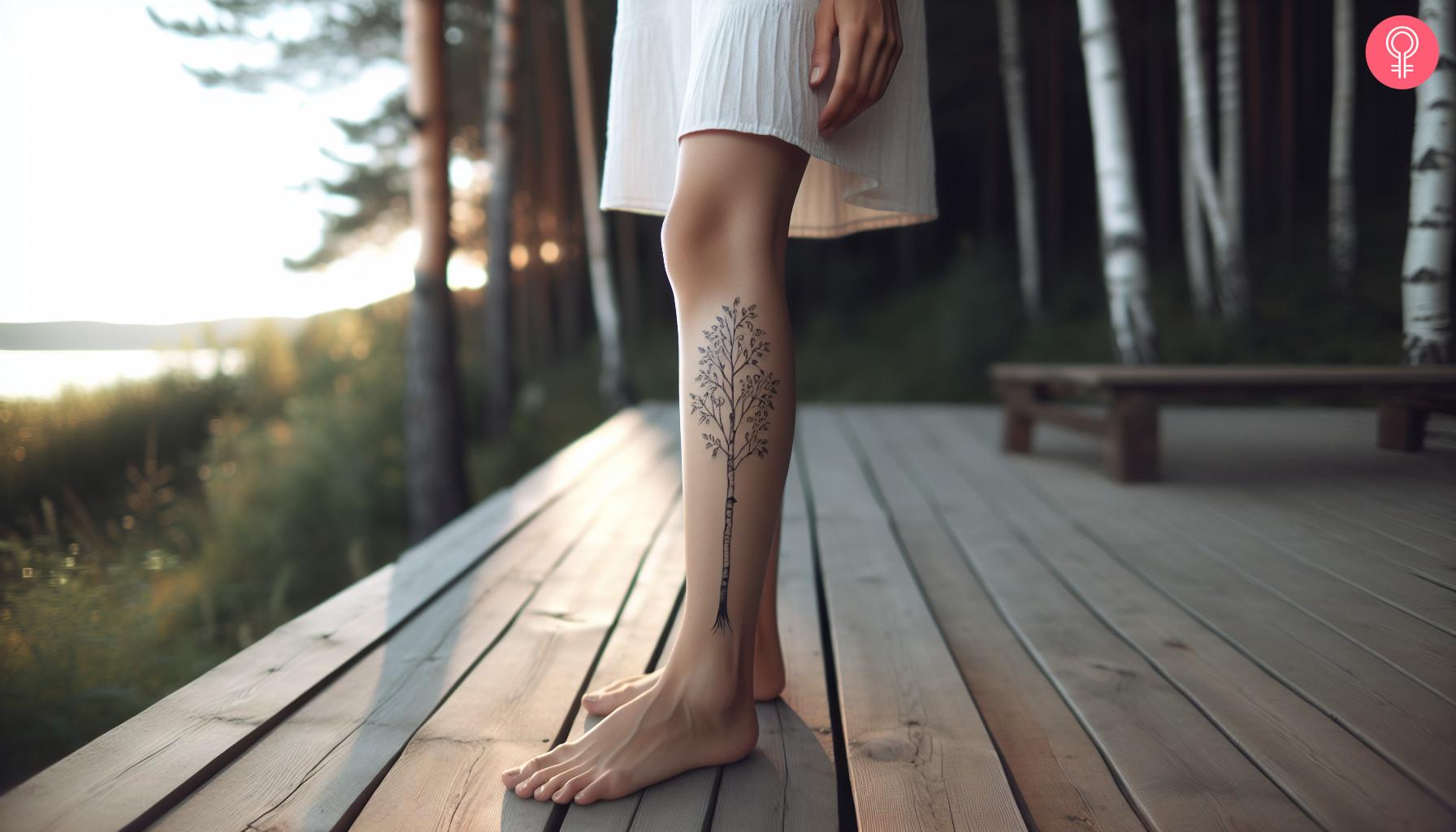 Minimalist Birch Tree Tattoo.jpg