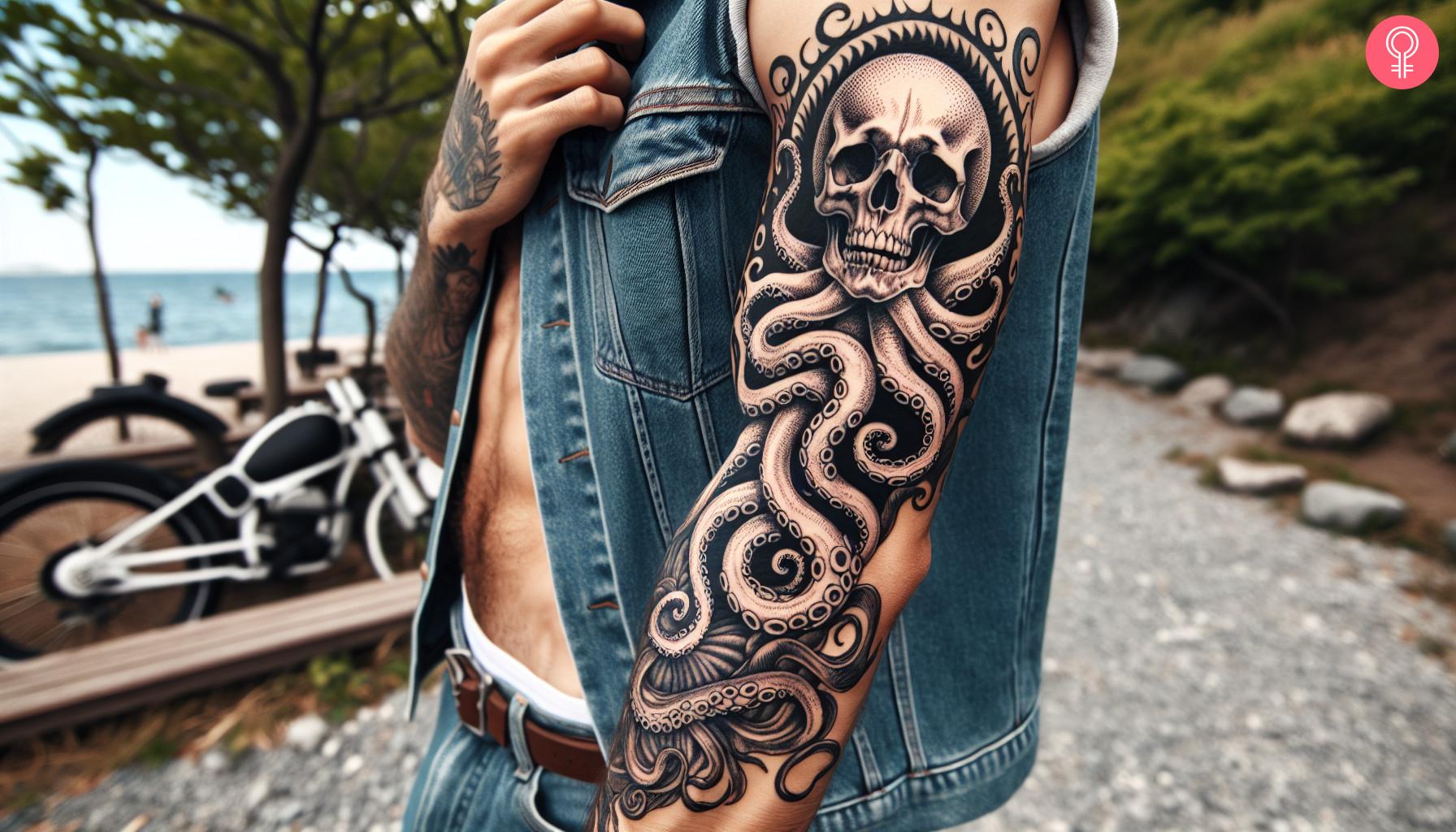 Octopus Skull Tattoo Drawings.jpg