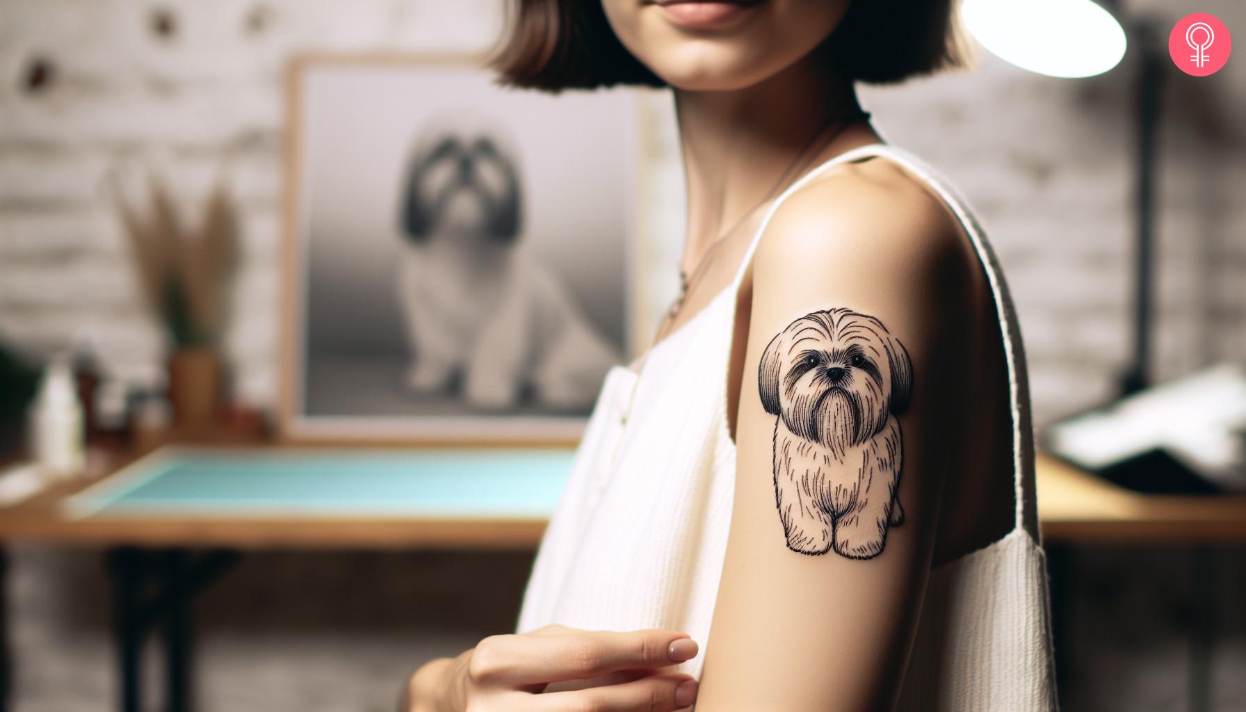 Shih Tzu Outline Tattoo.jpg