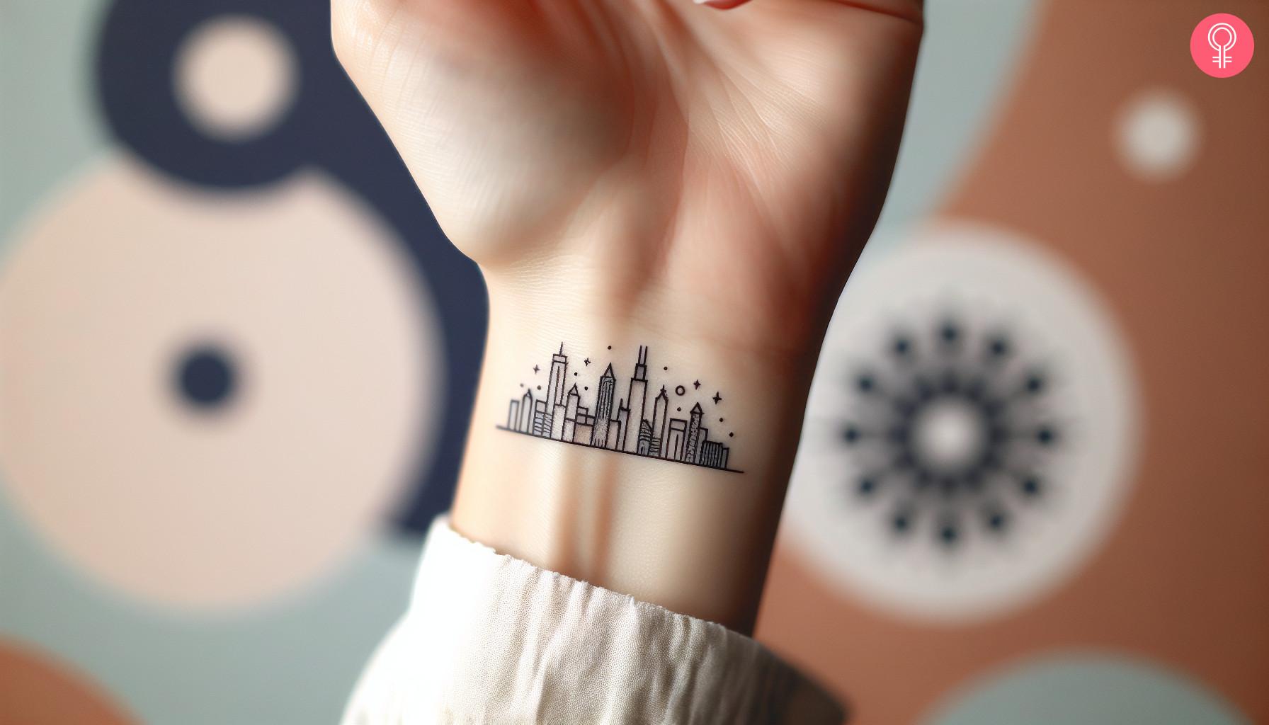 Small Chicago Skyline Tattoo.jpg