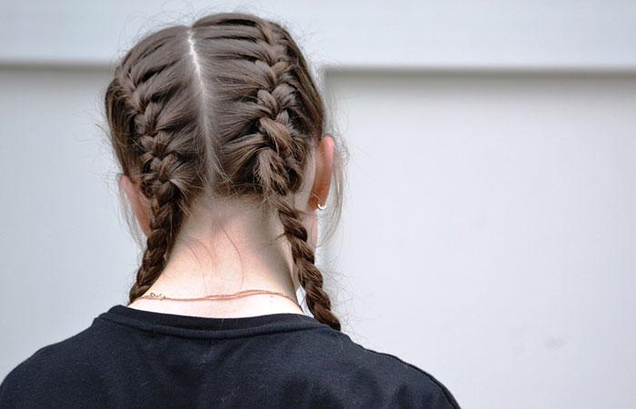 Twin French braid pigtails for softball braids hairstyle.jpg