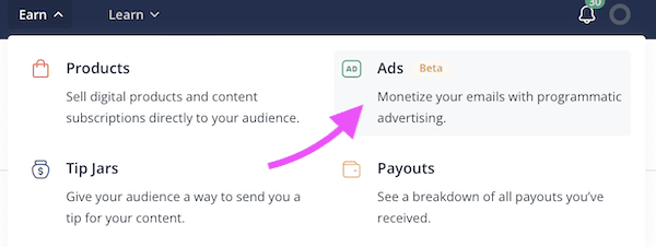 how to monetize a newsletter with ads convertkit.png