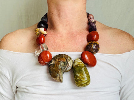 Necklace with Stone: Timeless Beauty with a Touch of Nature 2 stone necklaces