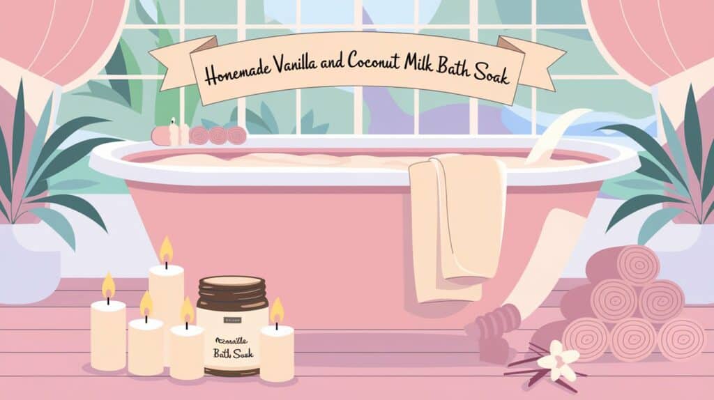 Homemade Vanilla Coconut Milk Bath Soak wide 1024x574.jpeg