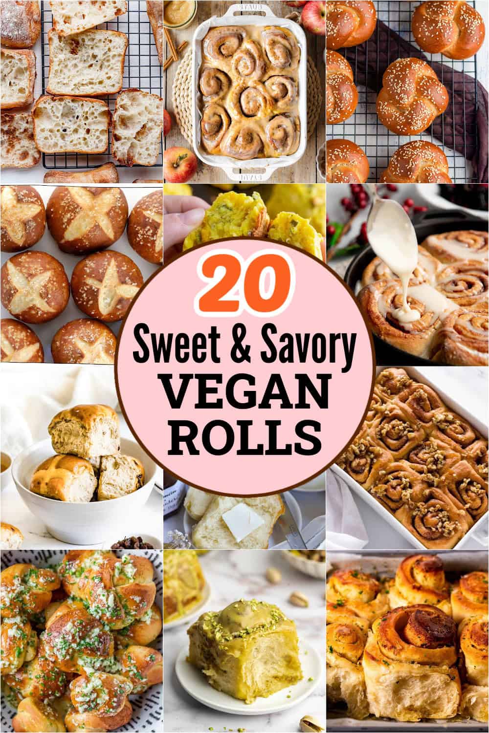homemade vegan rolls