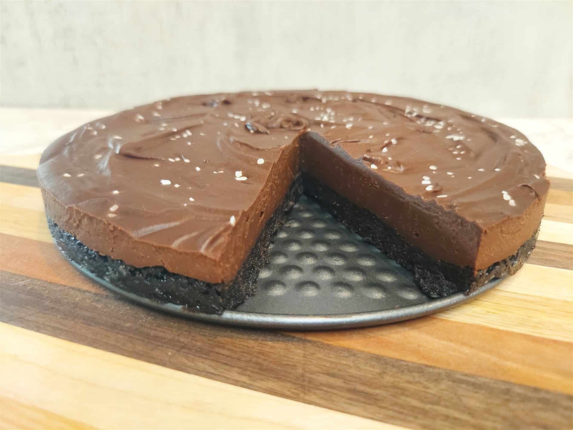 vegan chocolate tart