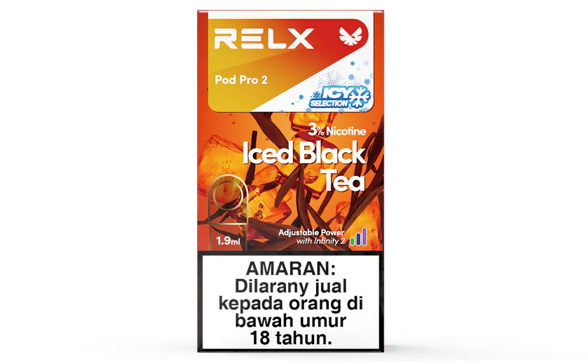 Package Front MY RELX PodPro2 P1 IcedBlackTea 30mg STD 6941974902621.png