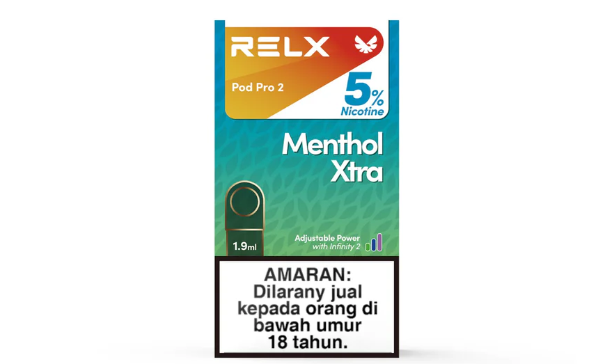 RELX Pod Pro2 menthol xtra 5 nicotine MY.png