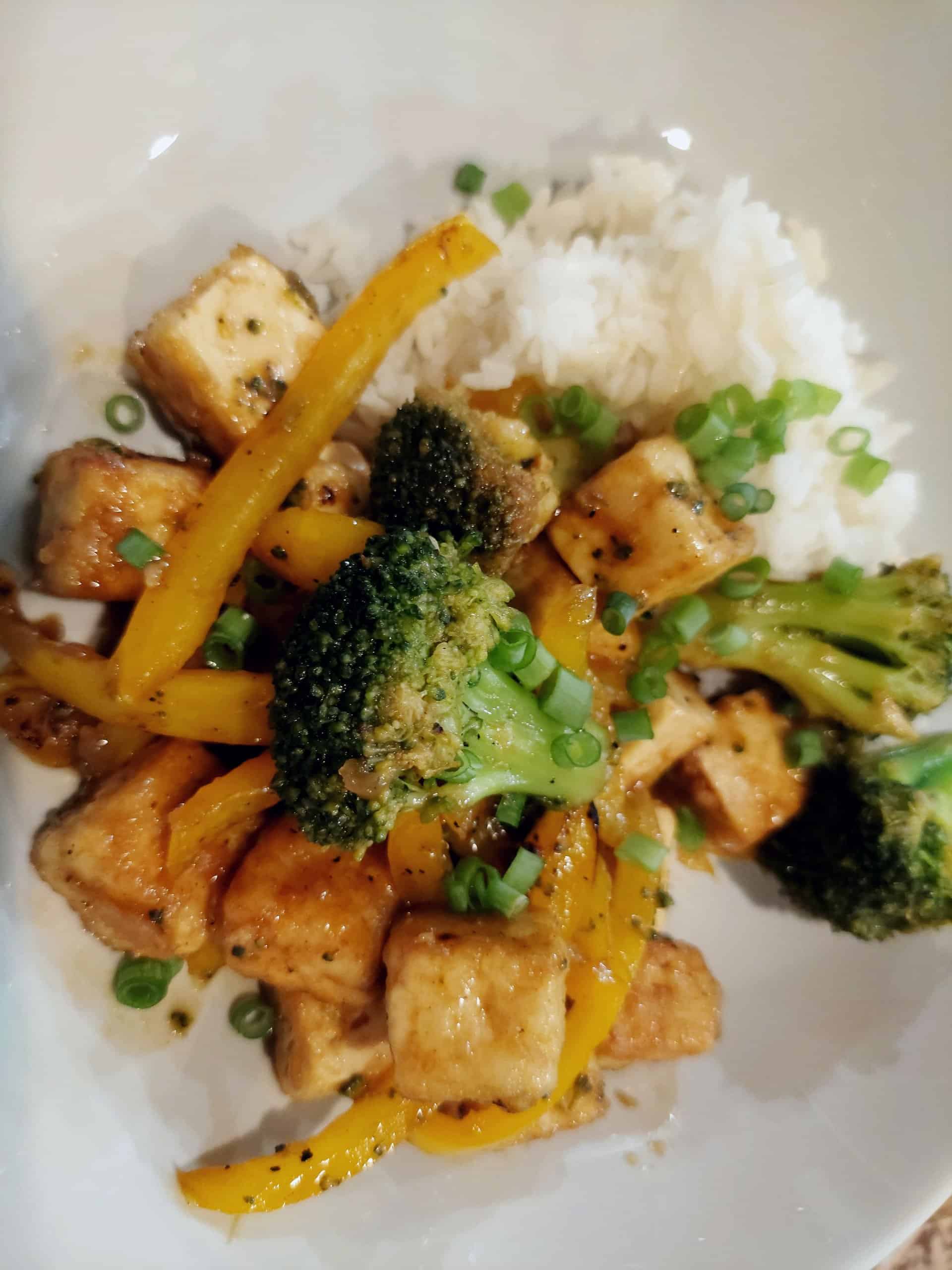 crispy tofu stir