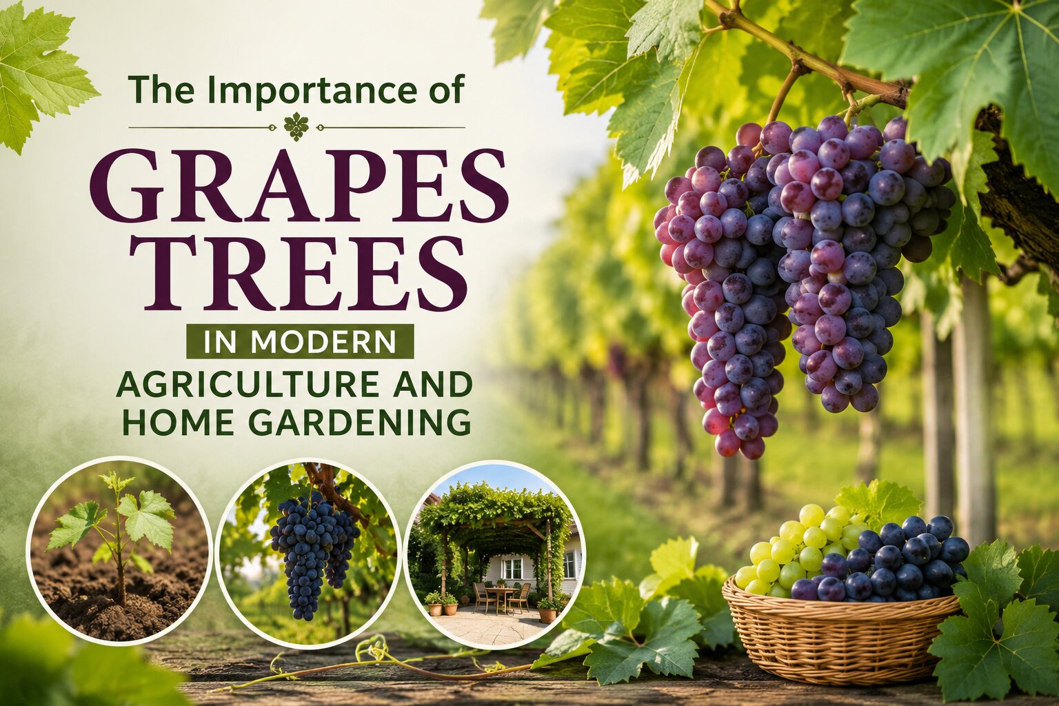 The Importance of Grapes Trees in Modern Agriculture and Home Gardening