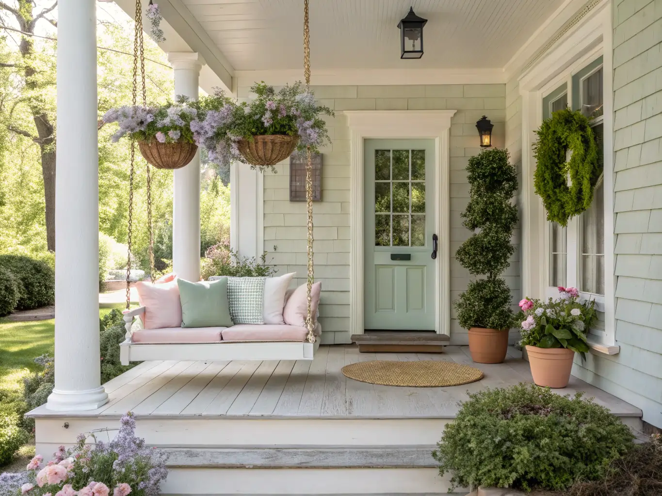 dreamy spring porch