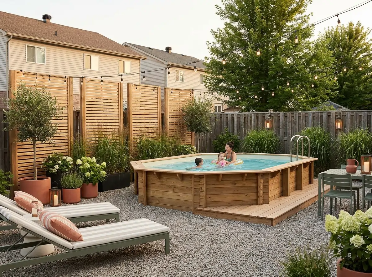 9 Cheap and Chic Above Ground Pool Ideas for Small Suburban Backyards 6 cheap chic above
