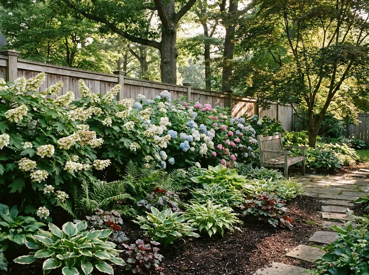 How to Grow Full Hydrangea Hedges in Deep Shade Without Losing Blooms 6 grow full hydrangea