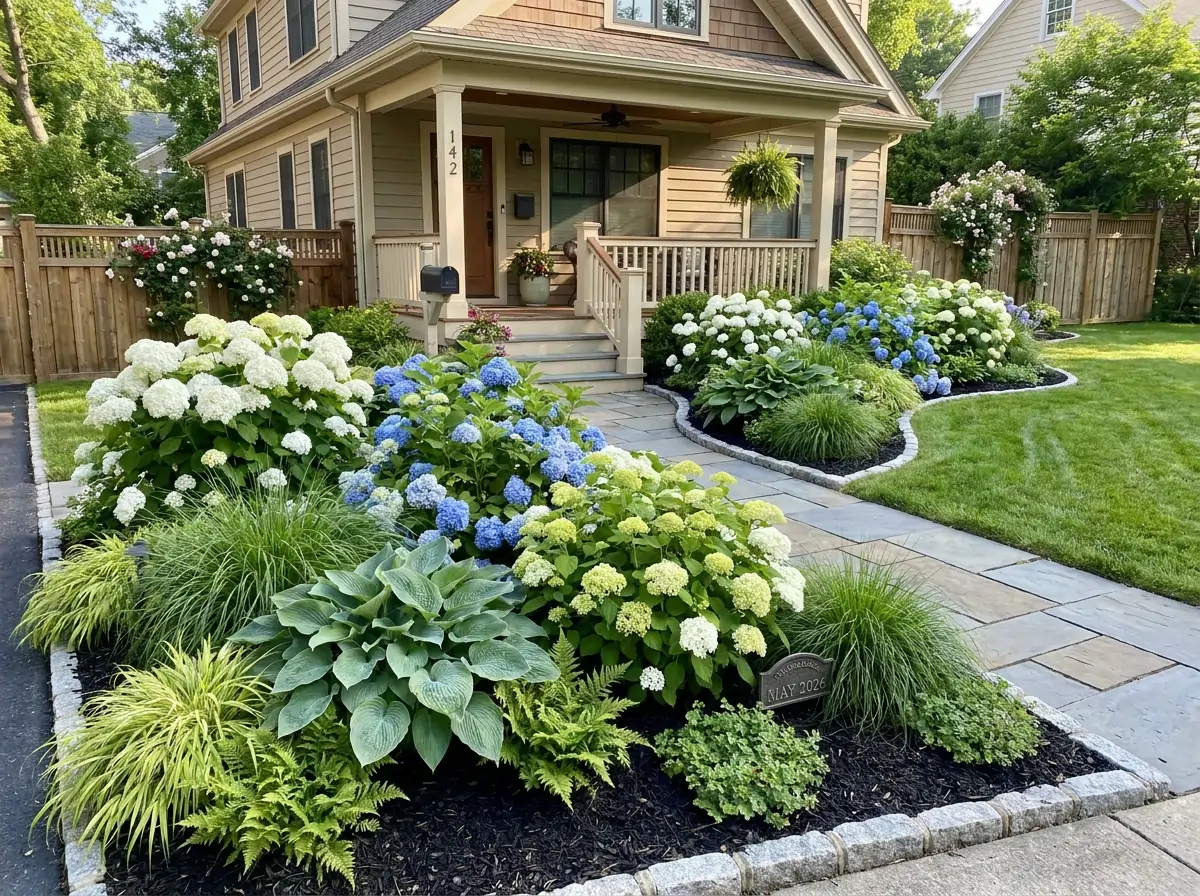 stunning hydrangea landscaping