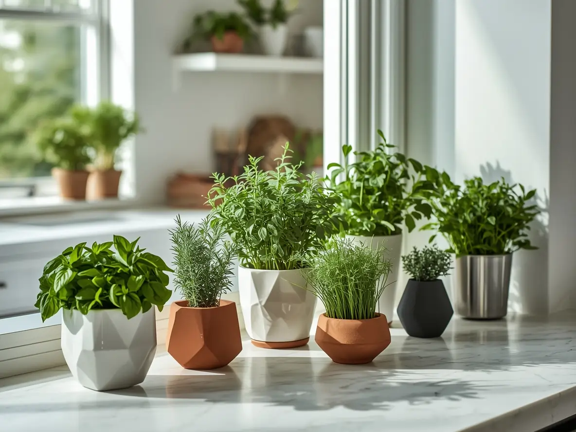 7 Indoor Herb Pots Ideas That Michelin-Star Restaurant Owners Use at Home 3 indoor herb pots