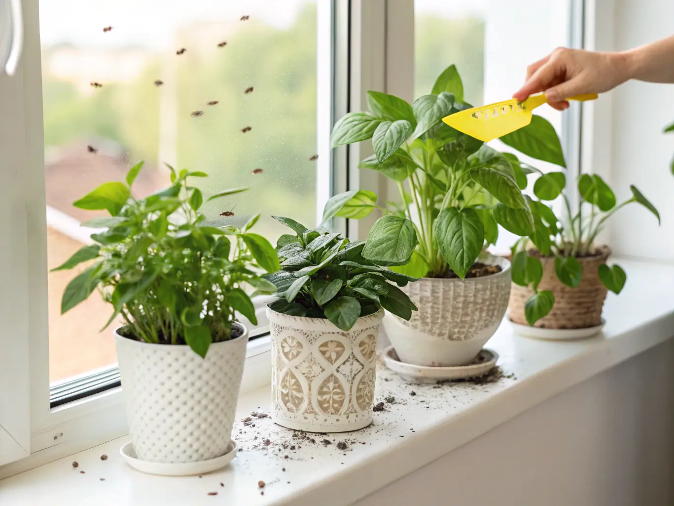 10 Ways to Get Rid of Gnats in Houseplants Fast 10 ways get rid