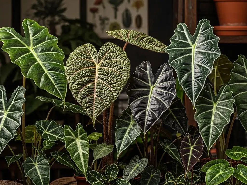 alocasia varieties that