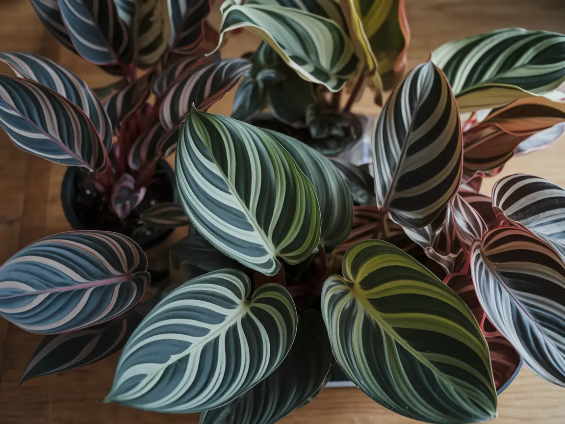 stunning types calathea
