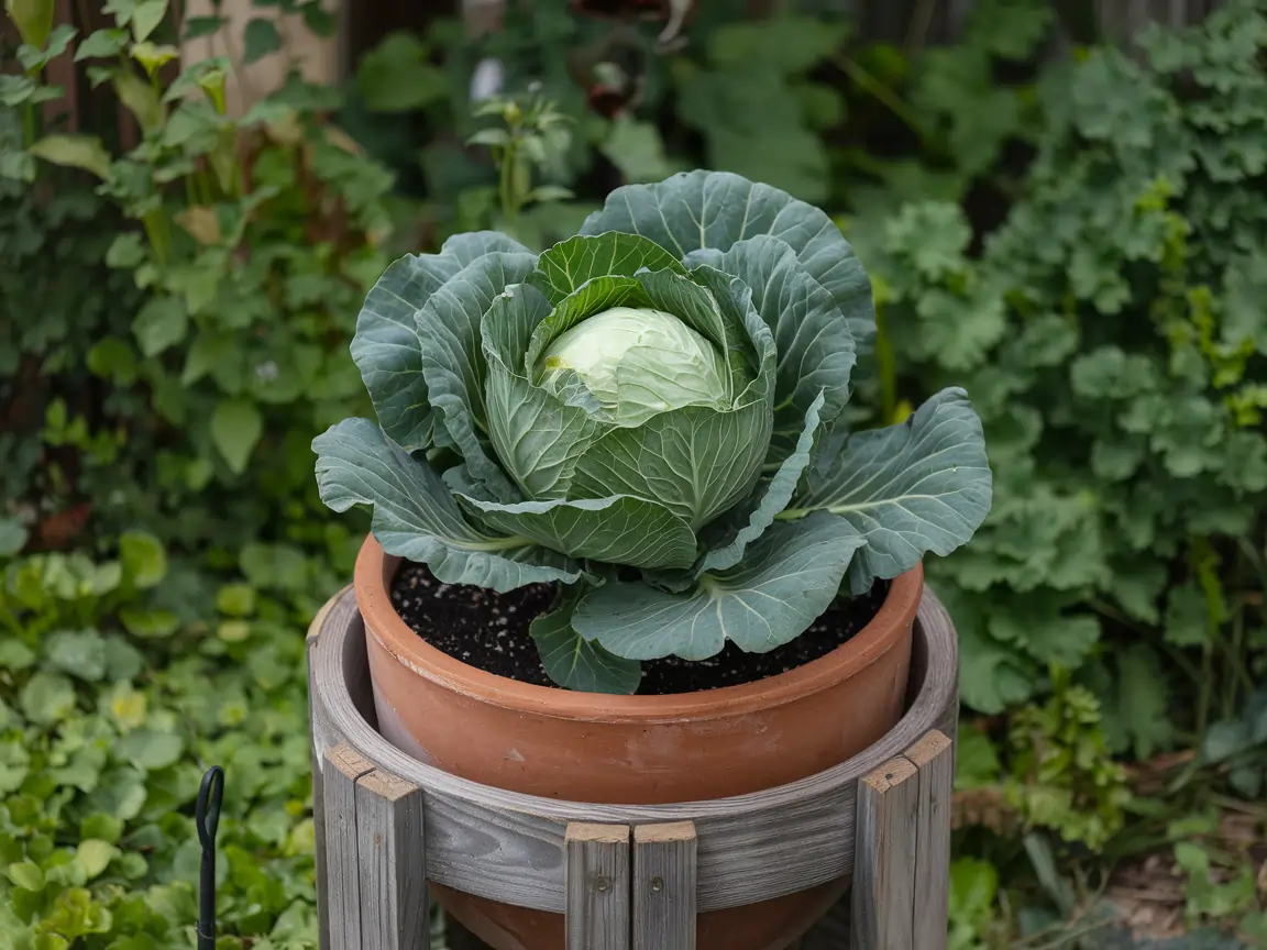 grow cabbage pot