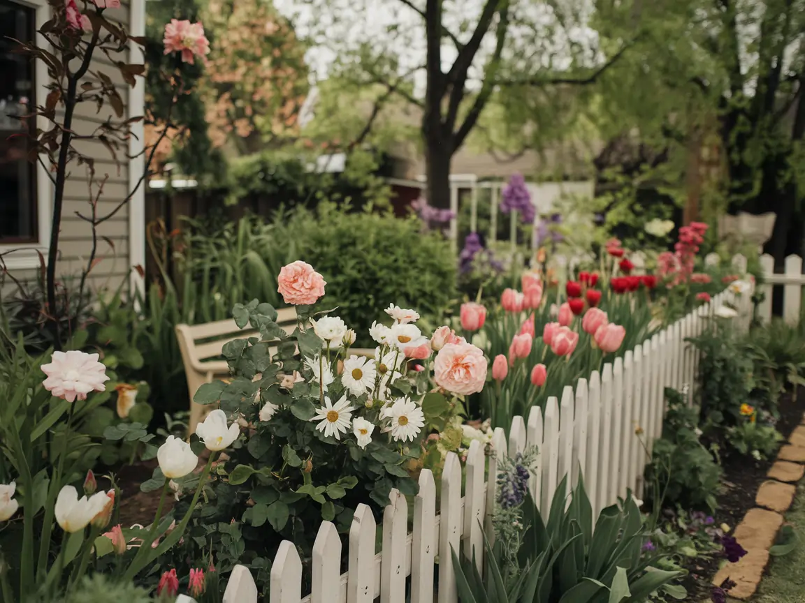 Top 10 Cozy Small Flower Garden Ideas Along Your Fence 2 top cozy small