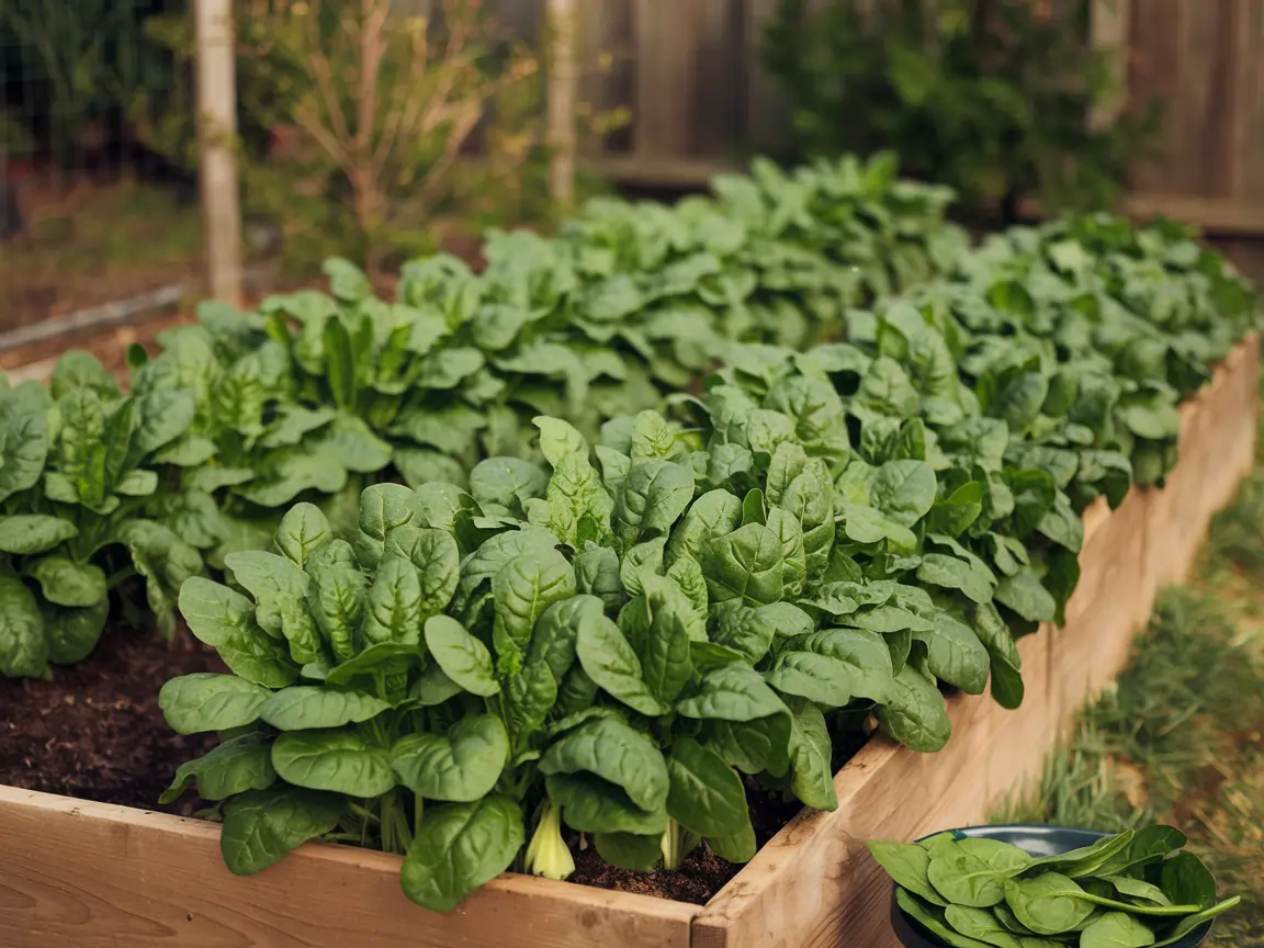 grow spinach plants