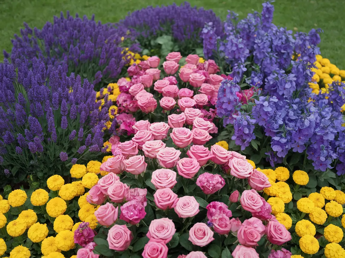 unique flower garden