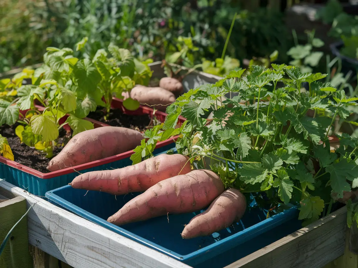 grow sweet potatoes