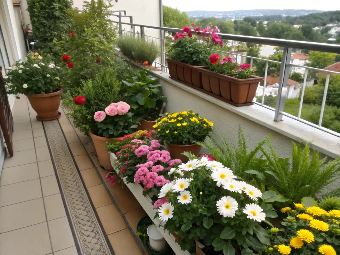 10 Small Flower Garden Balcony Ideas You Can Copy Today! 9 small flower garden