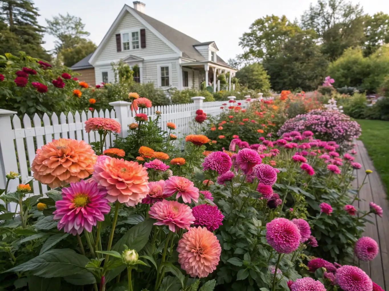 genius zinnia dahlia
