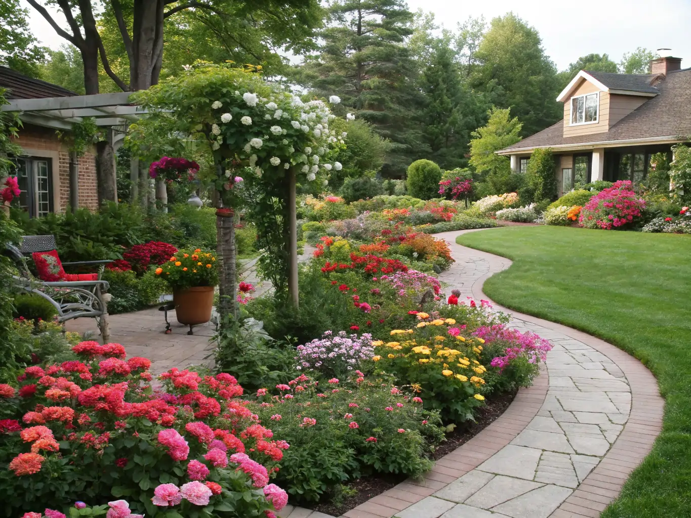 creative flower garden
