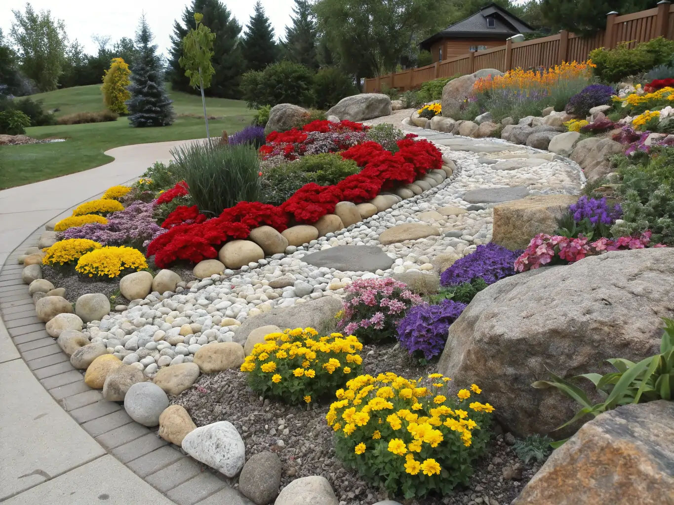 10 Eye-Catching Flower & Rock Garden Ideas You’ll Love 7 eyecatching flower amp