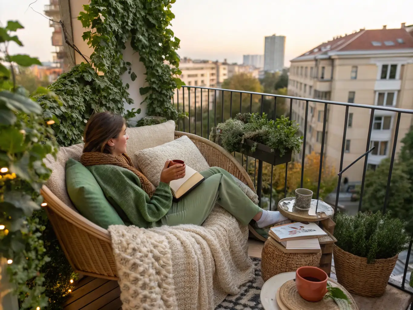 dreamy balcony garden