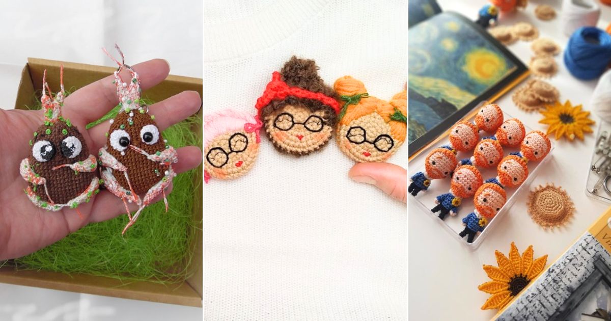 Crochet Brooch Patterns