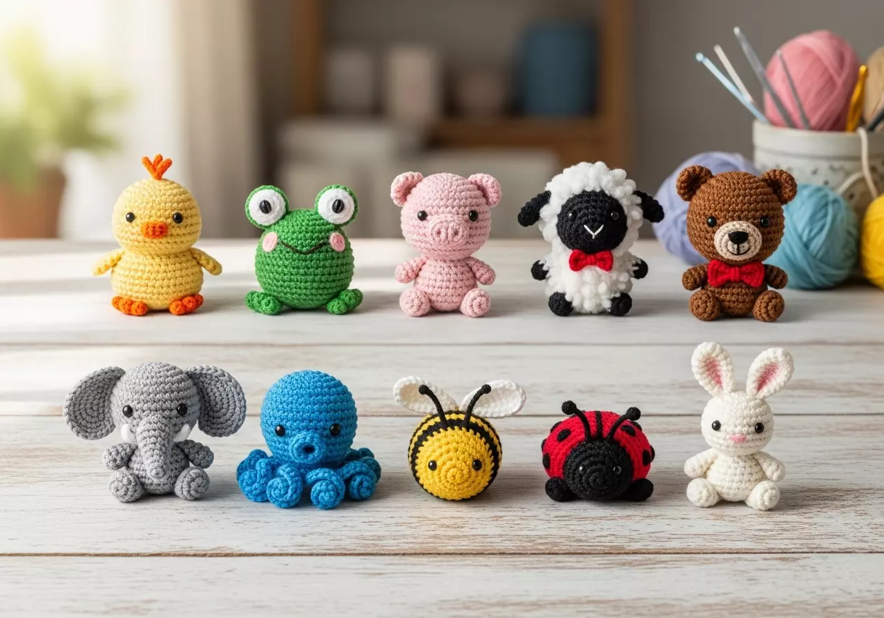 Top 10 Cute Crochet Animals You Can Make at Home 8 crochet animals
