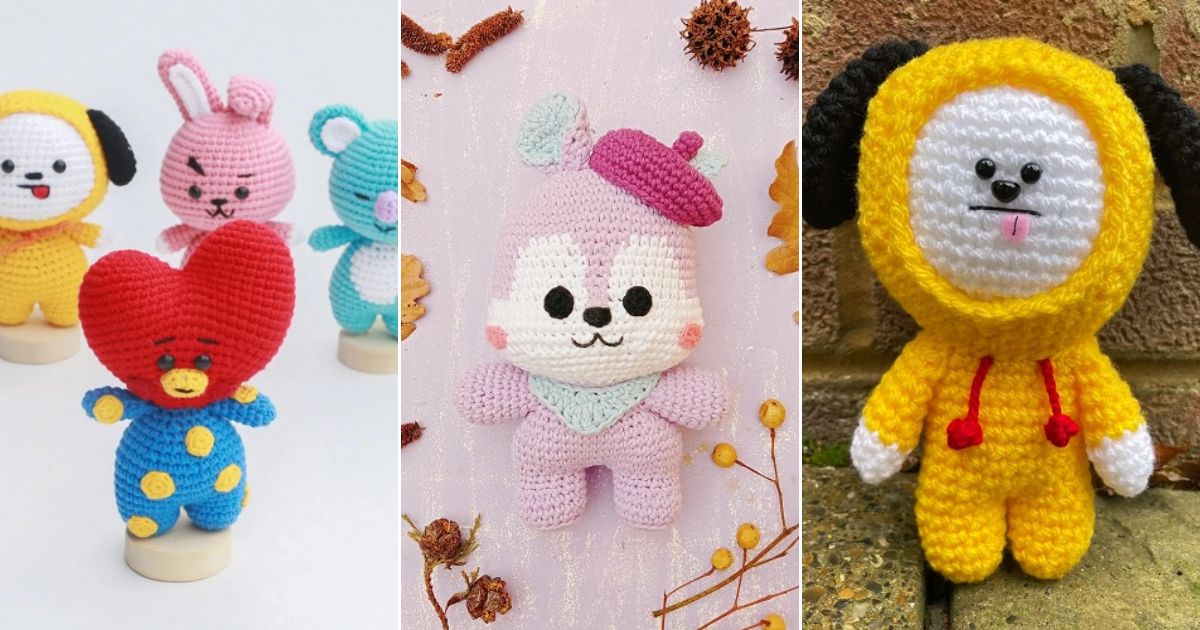 crochet bt21 doll