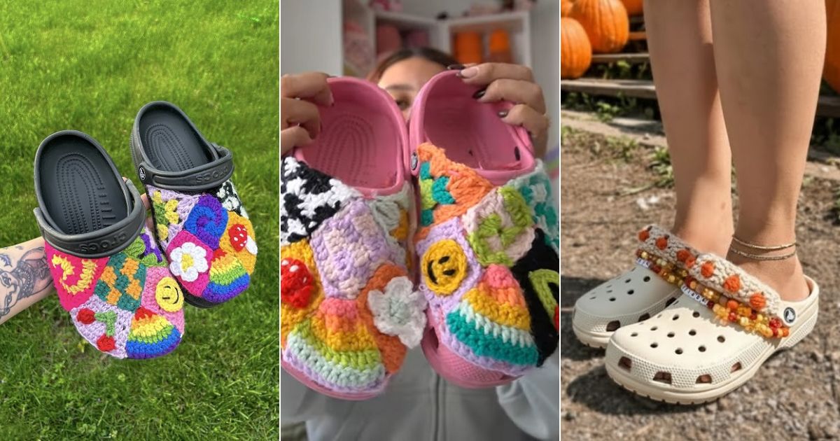Crochet Crocs Covers