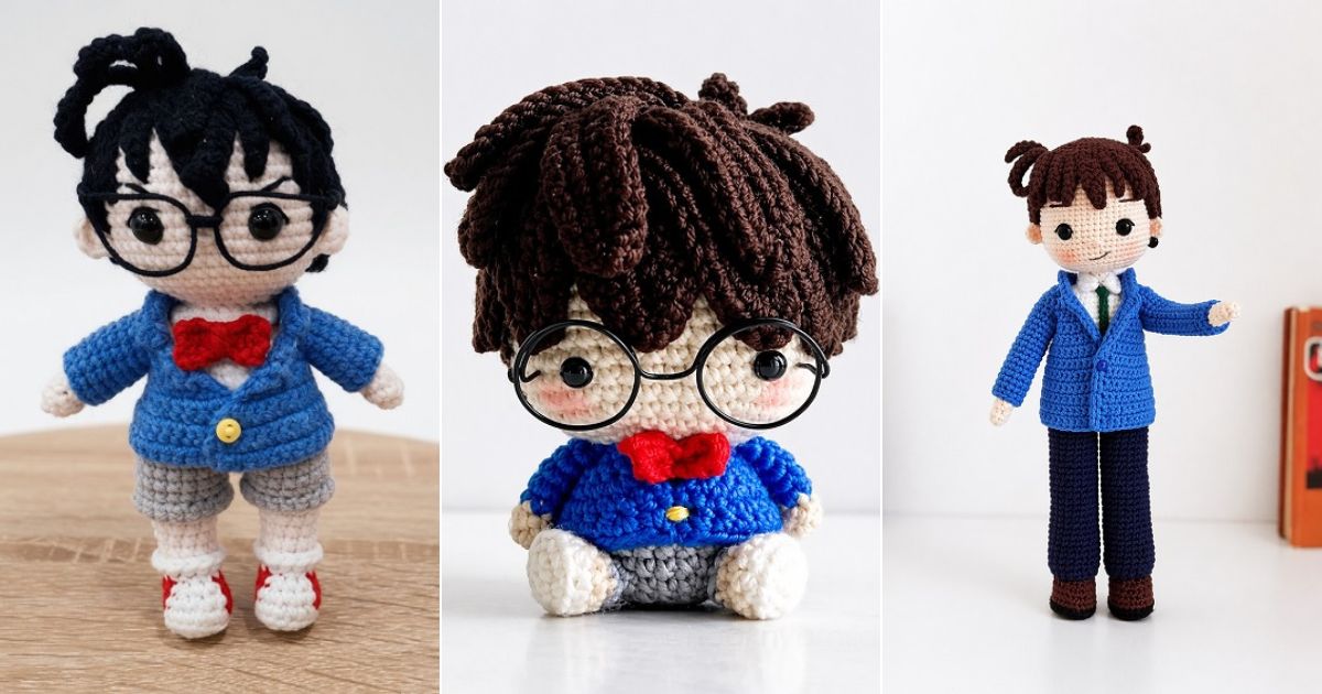 crochet detective conan