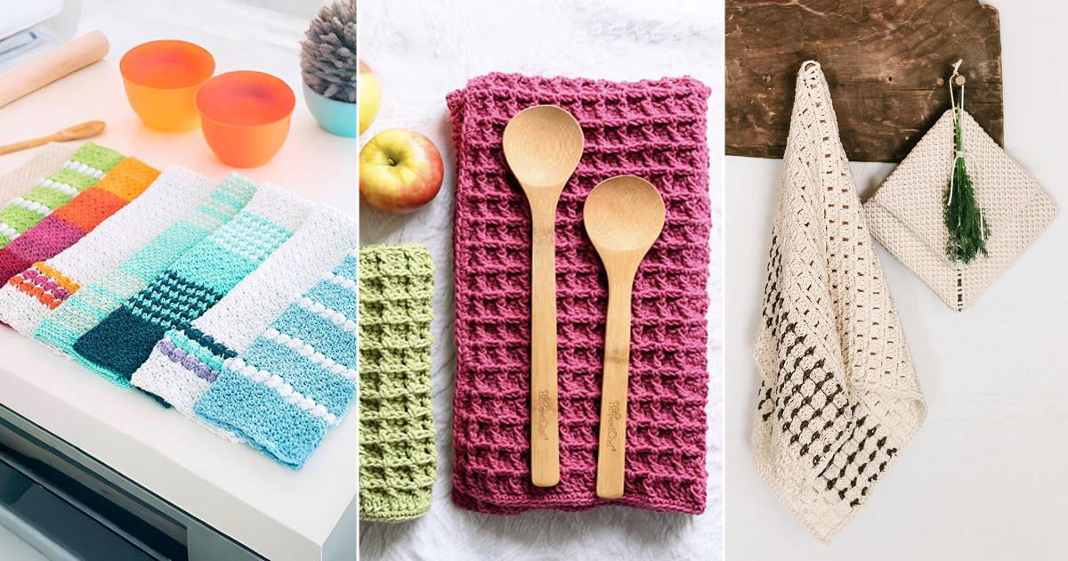 Crochet Dish Towel