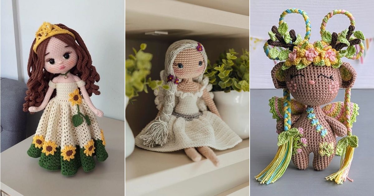 crochet fairy doll