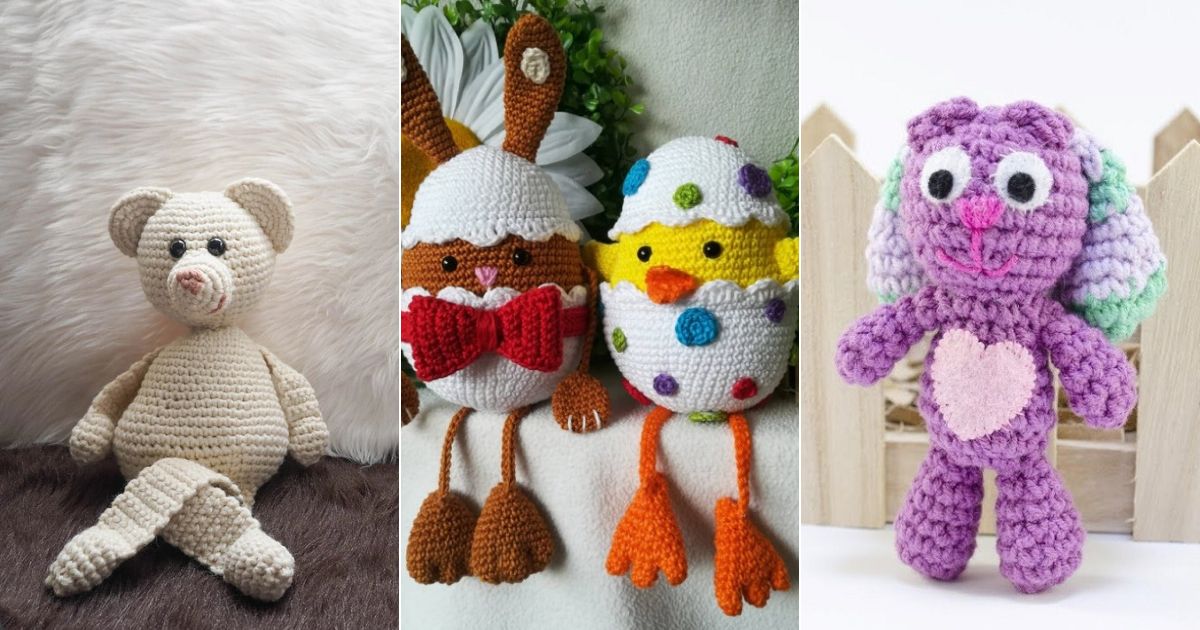 crochet floppy toys