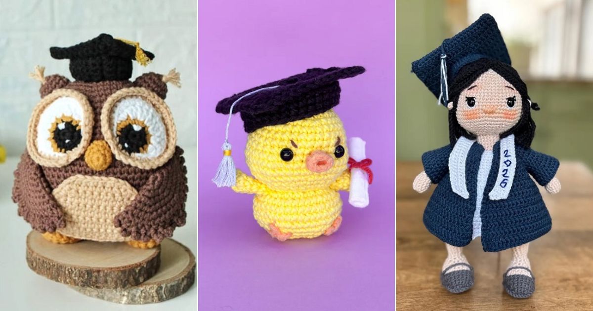 crochet graduation toys