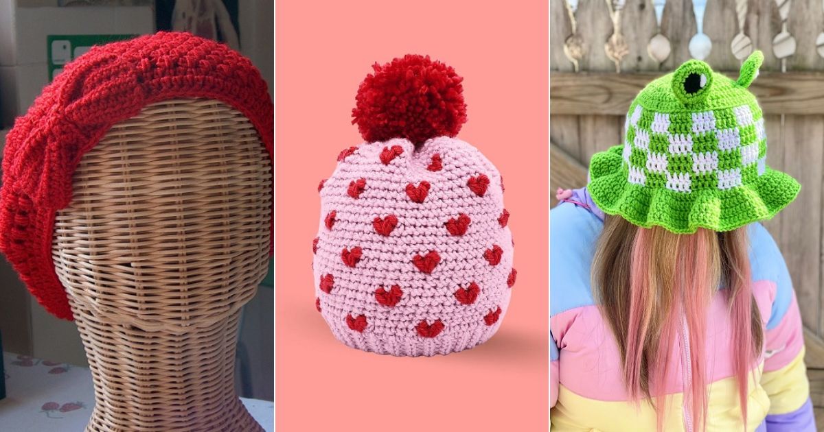 crochet kawaii hat