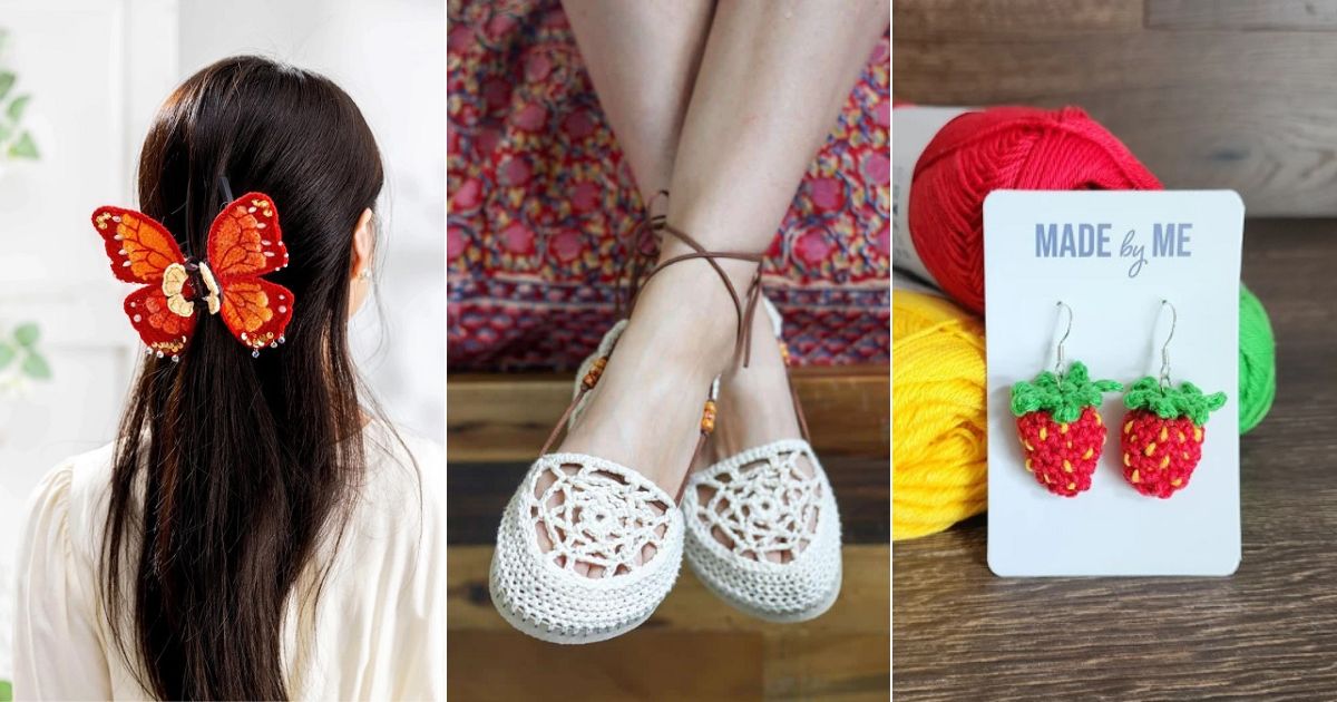 crochet summer accessories