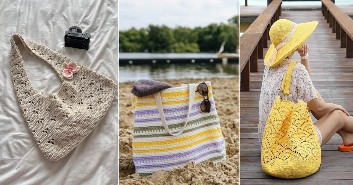crochet summer bag
