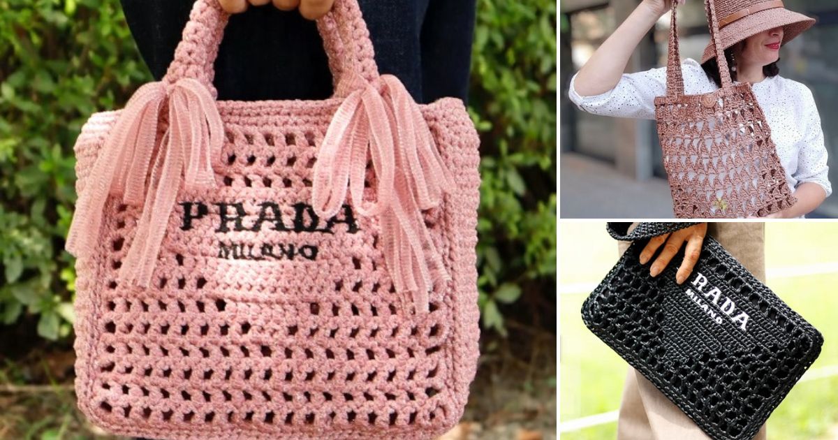 crochet prada bag